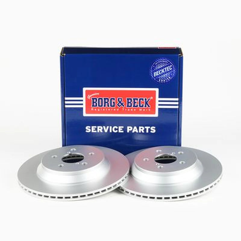 Borg & Beck 2 x Vented Rear Brake Discs BBD5602