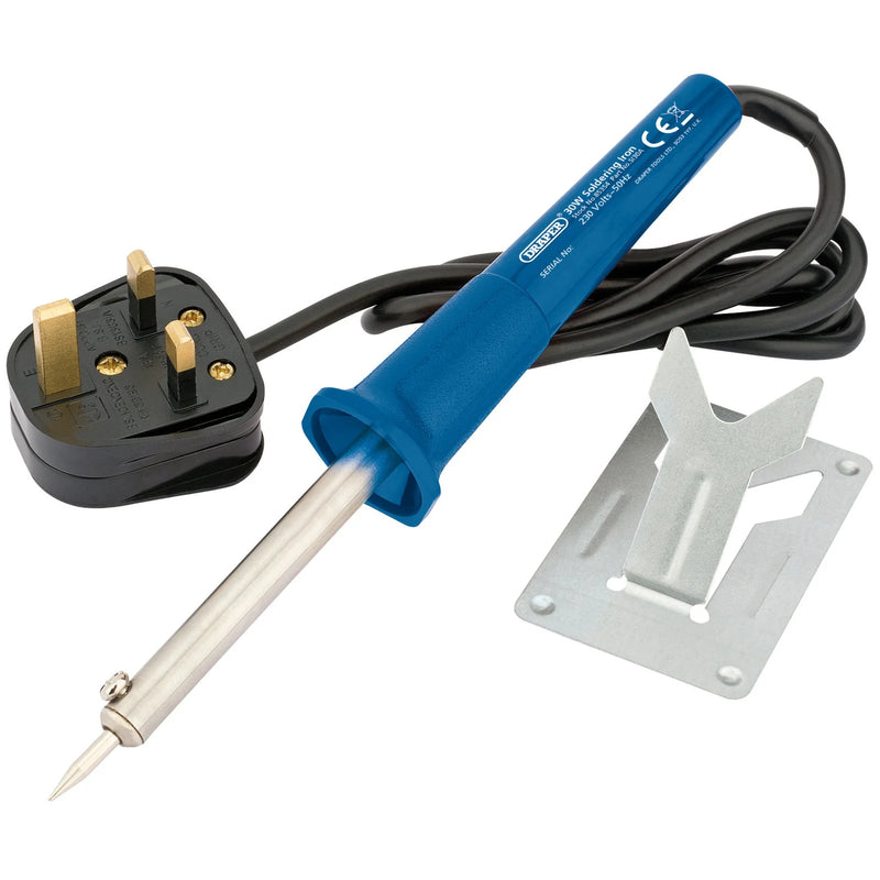 Draper Soldering Iron 30W with Metal Stand and 1.1M Cable