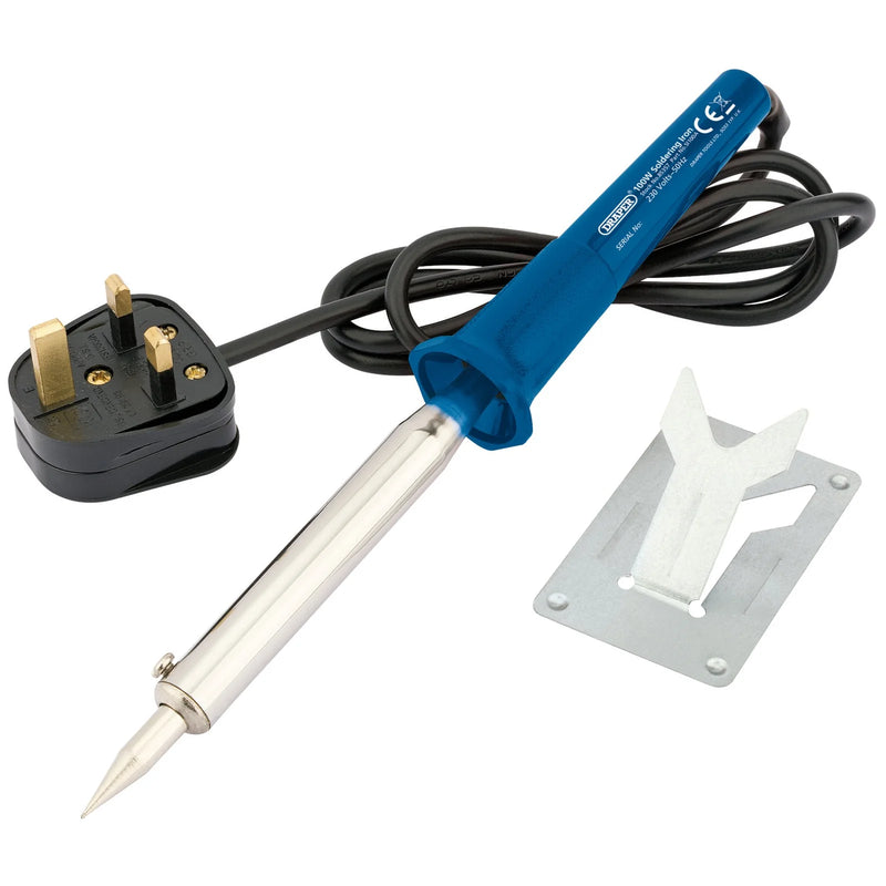 Draper Soldering Iron 100W 230V with Metal Stand