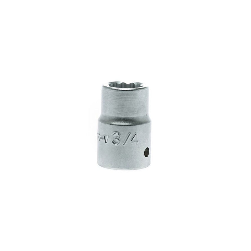 Teng Tools Socket 3/4" Drive 12 pt Regular CrV M340124-C