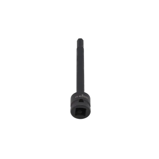 Laser Tools Extra Long Impact Hex Bit 1/2"D 5-14mm