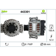 Valeo Car Alternator 12V 443301