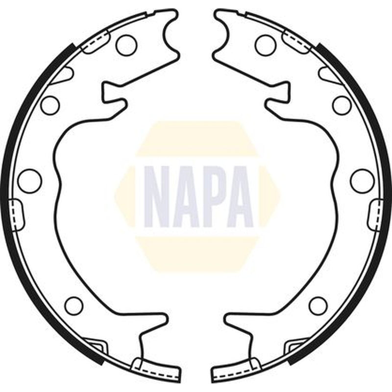NAPA Parking Brake Shoe Set NBS5021