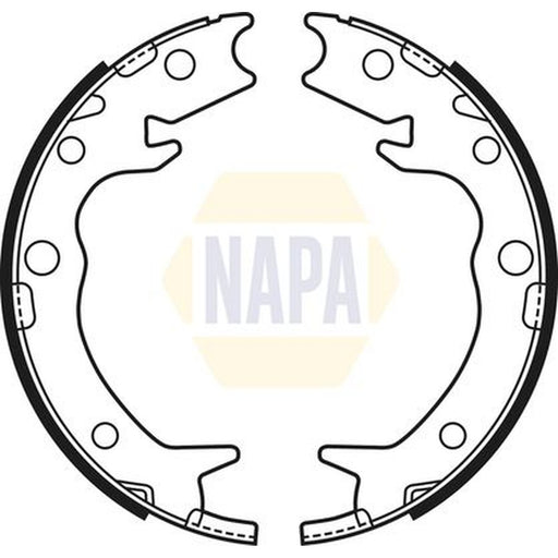 NAPA Parking Brake Shoe Set NBS5021