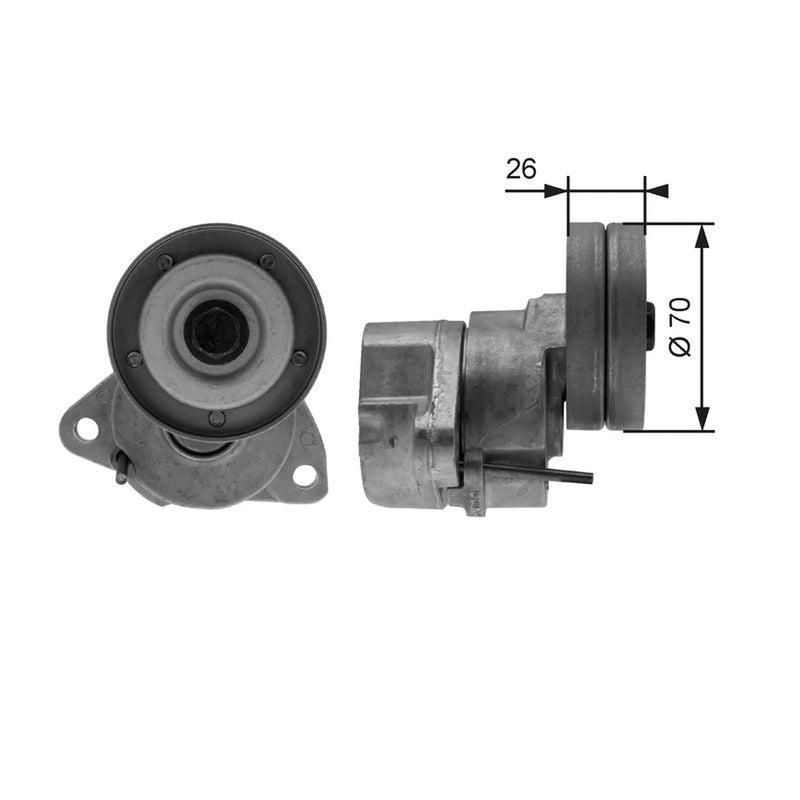 Gates Auxiliary Belt Tensioner T38154