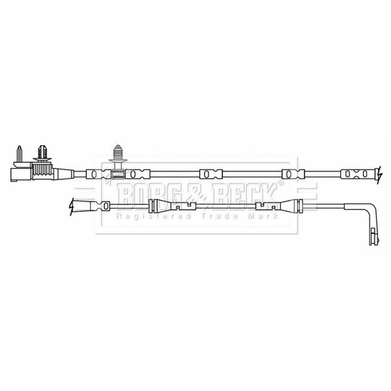 Borg & Beck Brake Pad Wear Sensor Rear BWL3179