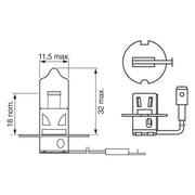 Bosch Car Light Bulb H3 PK22s 24V 70W 1 987 302 732