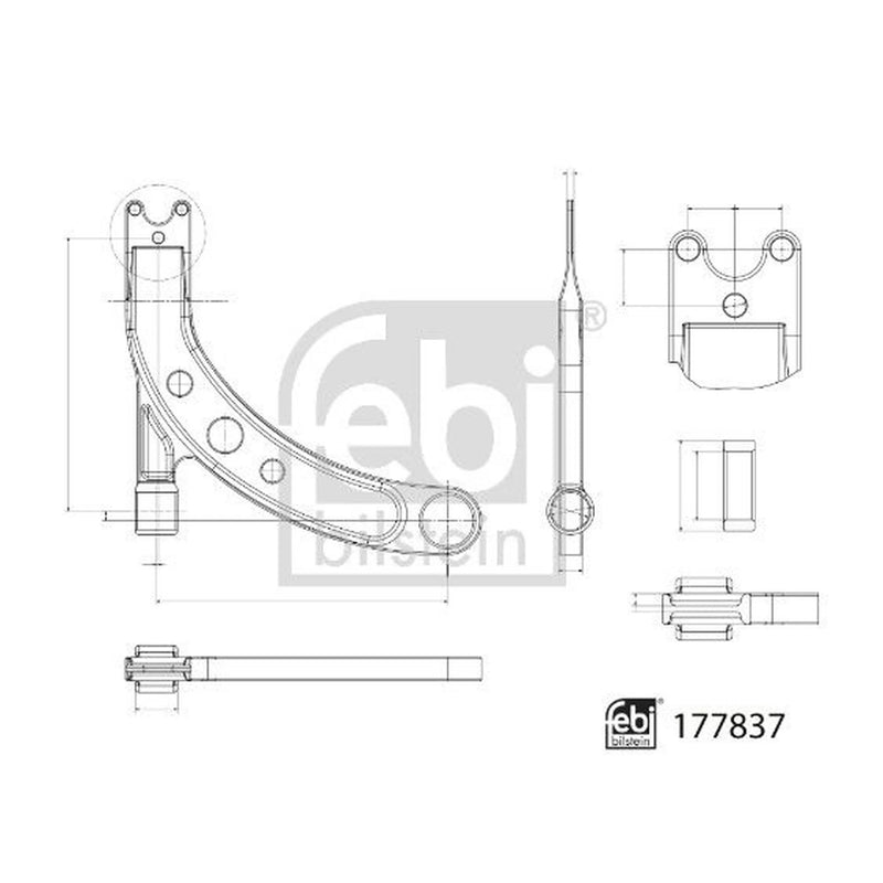 Febi Control/Trailing Arm Lower 177837