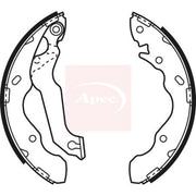 Apec Brake Shoe Set Axle Kit SHU643