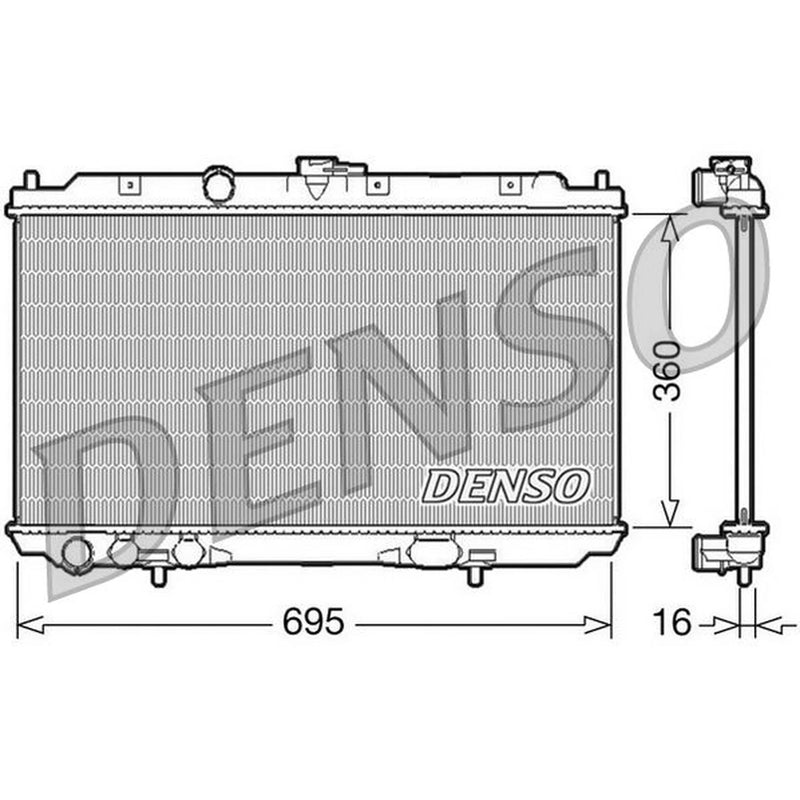 Denso Engine Radiator DRM46027