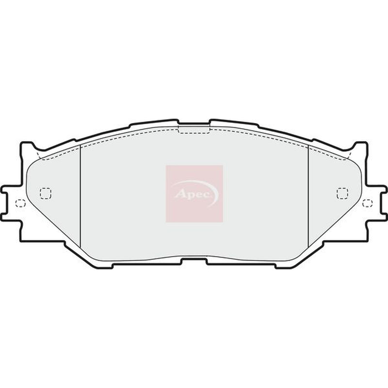 Apec Front Brake Pad Set PAD1586