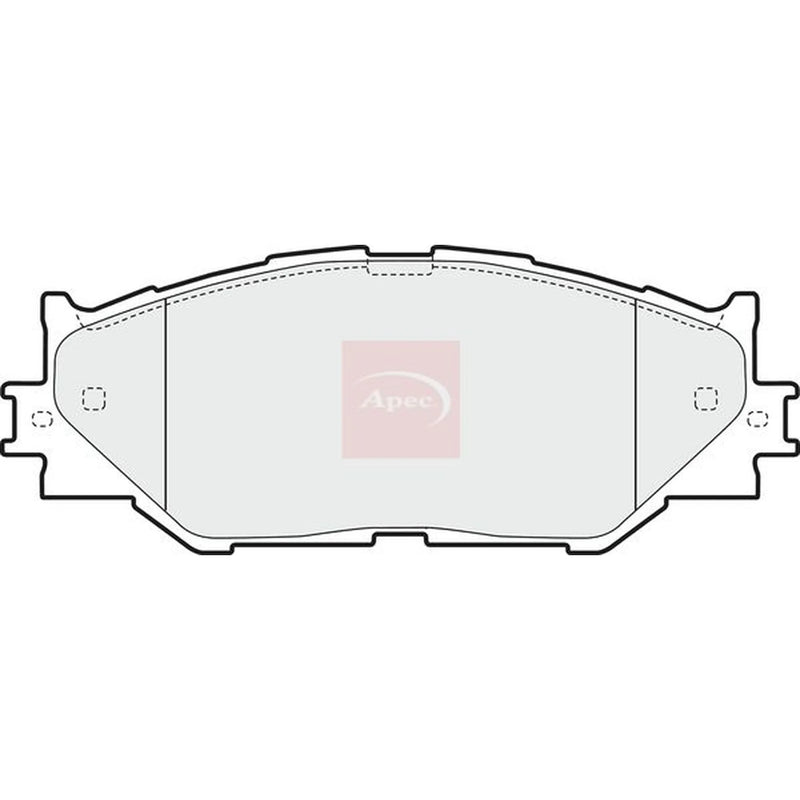 Apec Front Brake Pad Set PAD1586