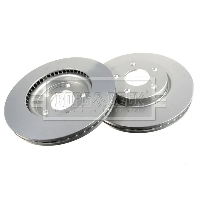 Borg & Beck 2 x Vented Front Brake Discs BBD5619