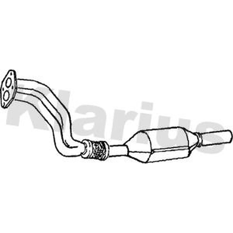 Klarius Catalyst Type Approved With Pipe Front 321338