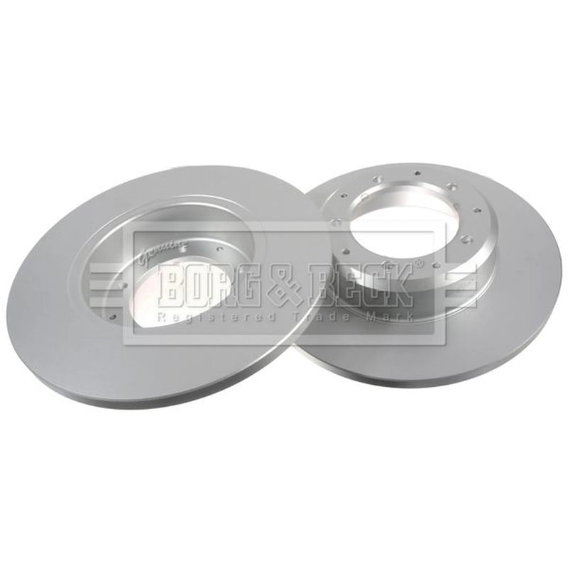 Borg & Beck 2 x Solid Rear Brake Discs BBD4812