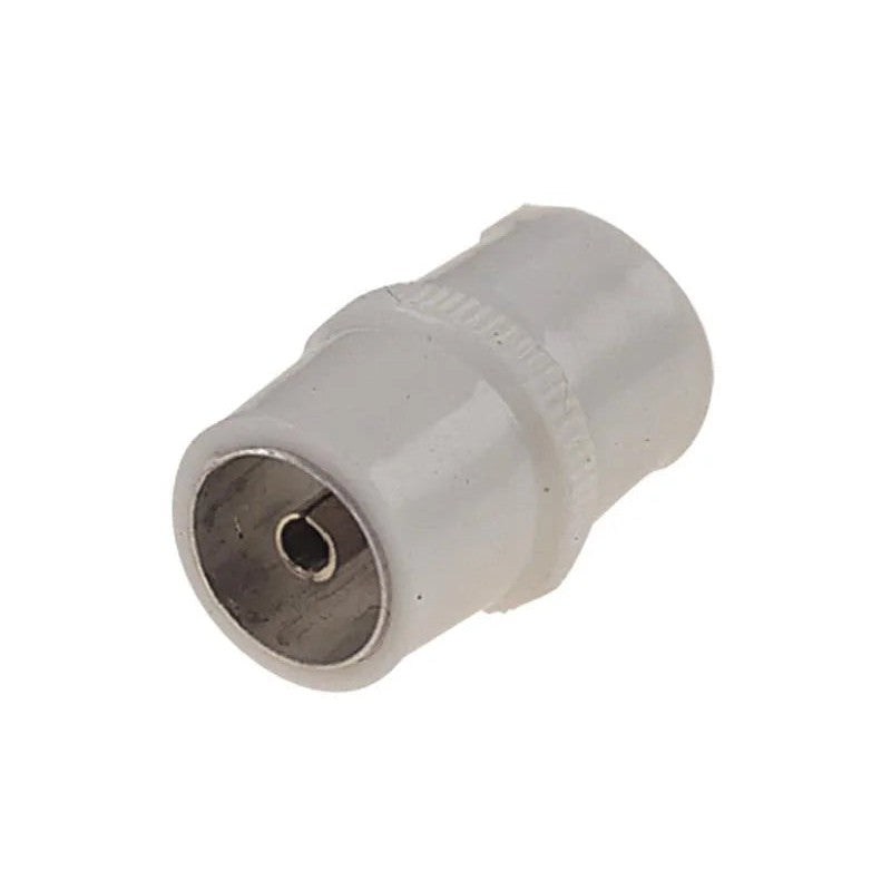 Dencon Coax Coupler White 7118NB - 7118NB