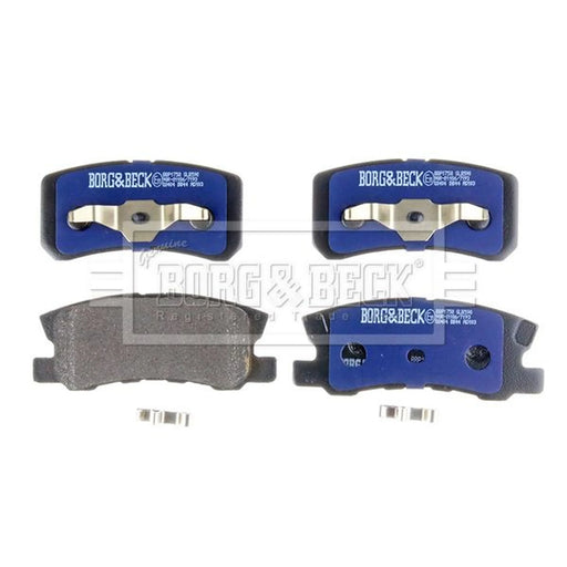 Borg & Beck 4 x Rear Brake Pad Set BBP1758