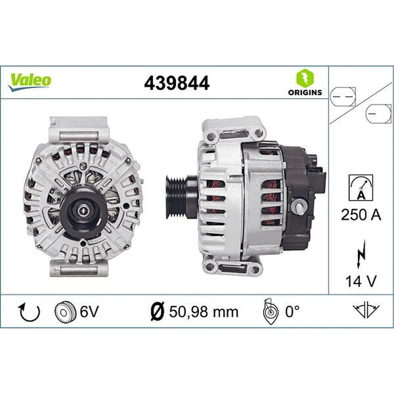 Valeo Car Alternator 12V 439844