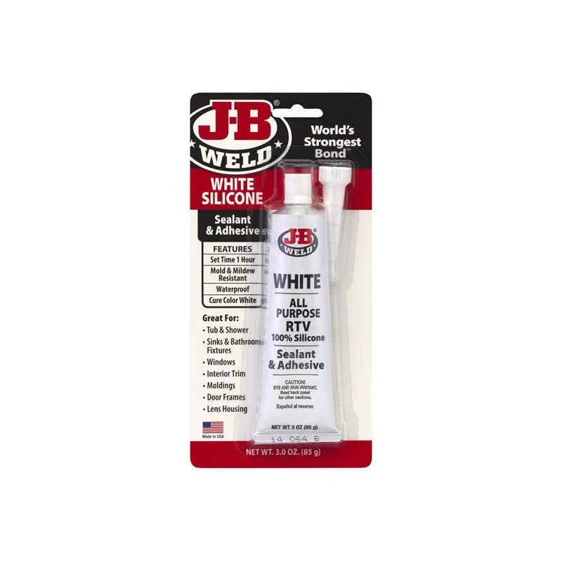 J-B Weld Silicone Sealant & Adhesive White 85g - JB31312