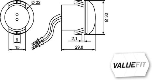 Hella 2TM 357 011-011 Tail Light