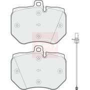 Apec Front Brake Pad Set PAD1833