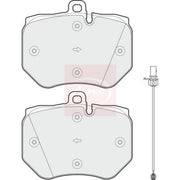 Apec Front Brake Pad Set PAD1833