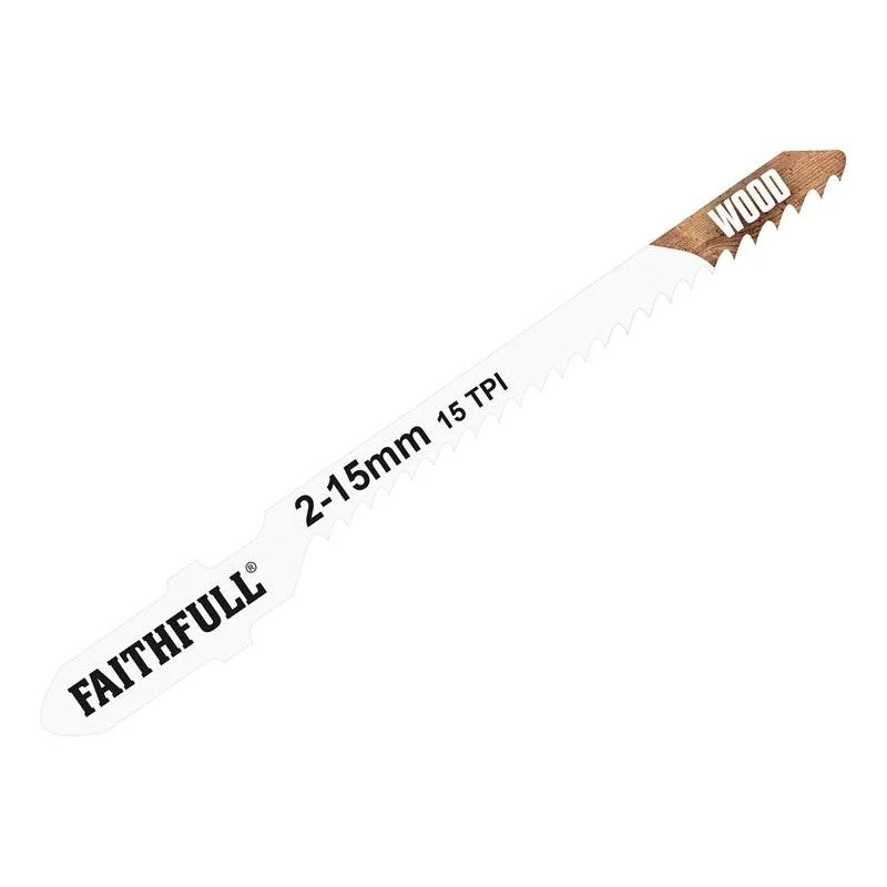Faithfull Wood Jigsaw Blades Pack of 5 T119BO - FAIJBT119BO