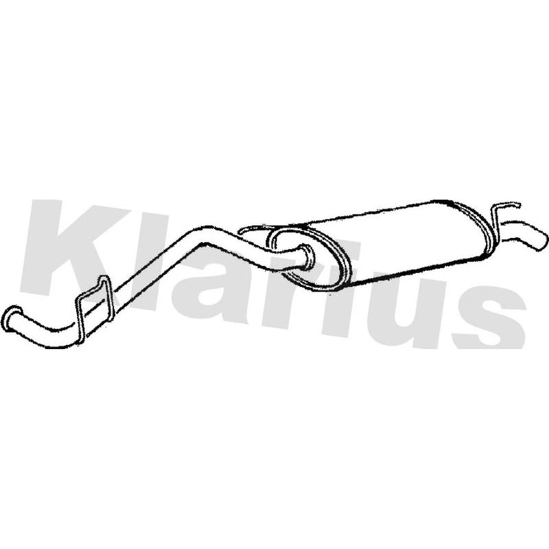 Klarius Box With Tail Pipe Rear RN369J