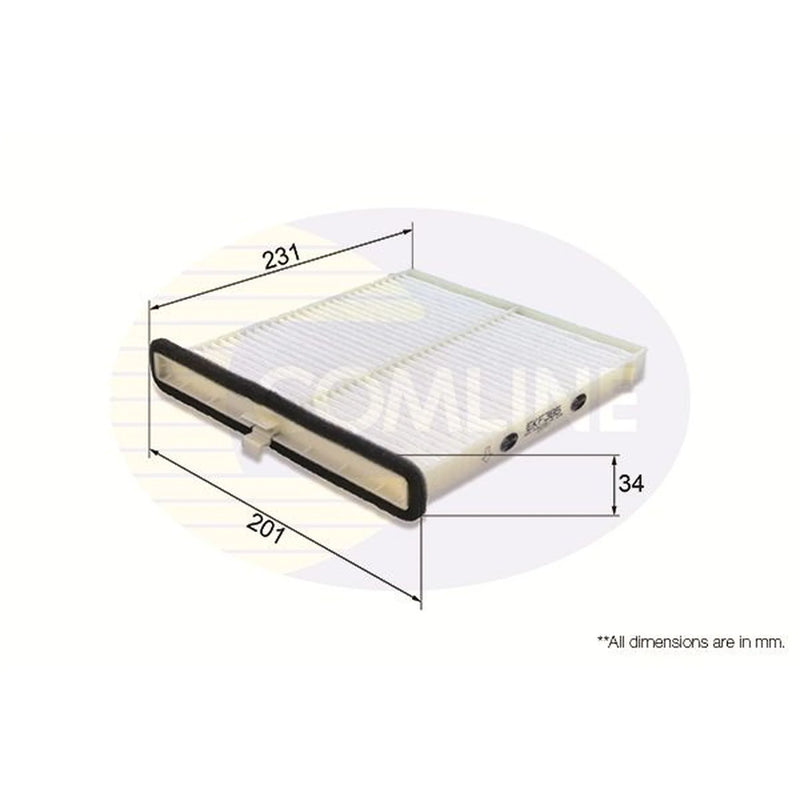 Comline Cabin Air Filter (Pollen Filter) EKF385
