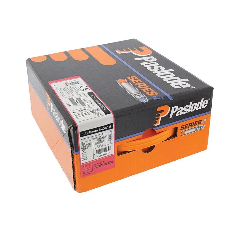 Paslode 3.1 x 90mm IM360 Smooth Nails HD Galvanised Finish Box of 2200 + 2 Fuel