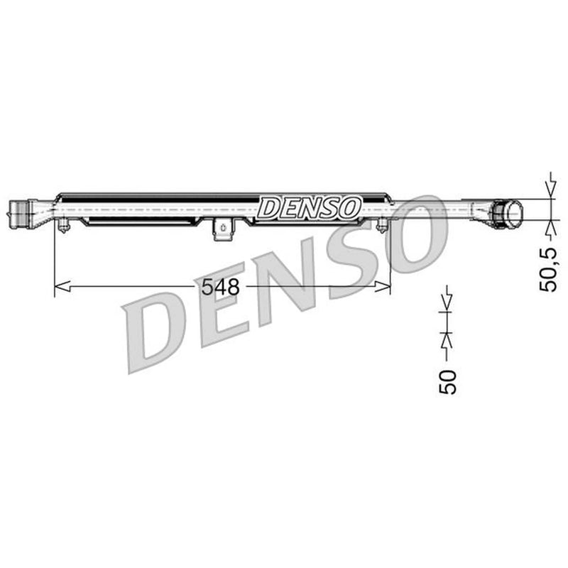 Denso Intercooler (Charge Air Cooler) Centre DIT02026