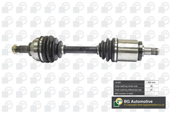BGA CV Drive Shaft Driveshaft Front Left