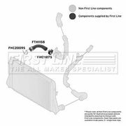First Line Intercooler Turbo Charge Air Hose FTH1158