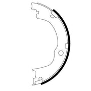 Textar Parking Brake Shoe Set 91067100