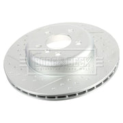 Borg & Beck 2 x Perforated/Vented Rear Brake Discs BBD7009S