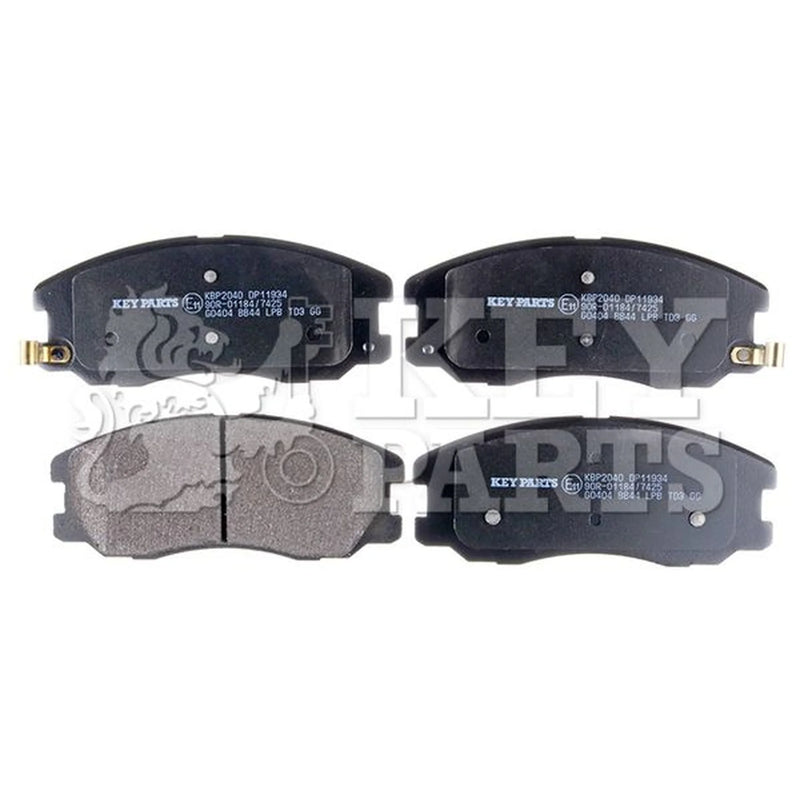 Key Parts 4 x Front Brake Pad Set KBP2040