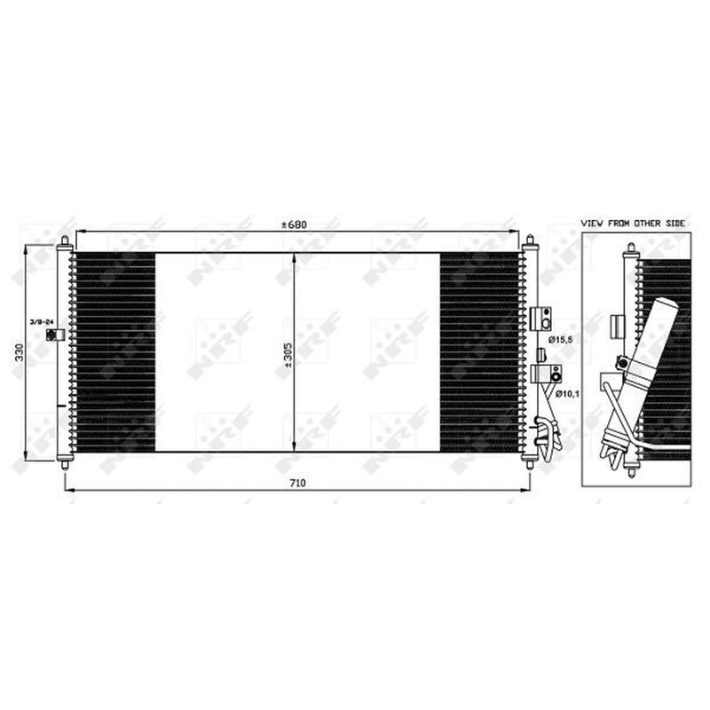 NRF Air Conditioning Condenser 35563