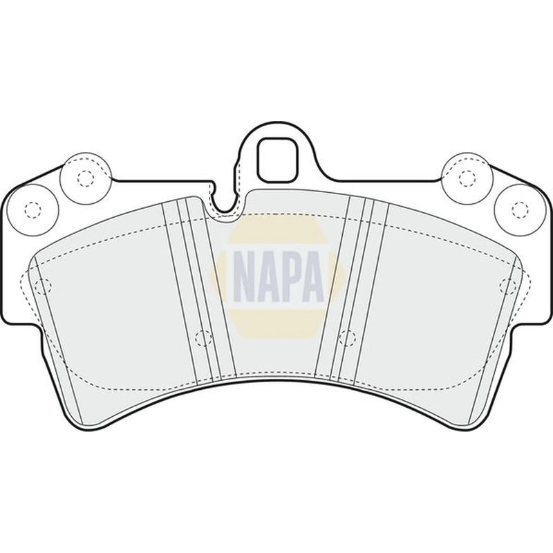 NAPA Front Brake Pad Set NBP1041