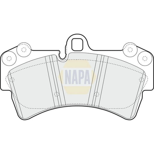 NAPA Front Brake Pad Set NBP1041