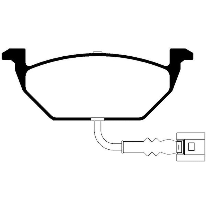 Abtex Front Brake Pad Set PLU3757