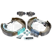 Borg & Beck Brake Shoe Set Axle Kit BBS1023K