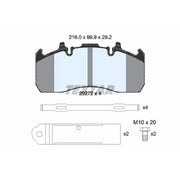 Textar Front Brake Pad Set 2927203