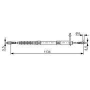 Bosch Handbrake Cable Rear 1 987 477 749