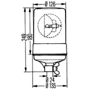 Hella Rotating Beacon Wide High 2RL 004 957-111