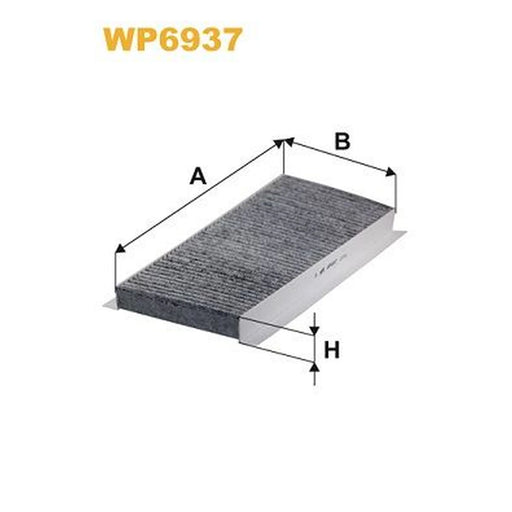 WIX Cabin Air Filter (Pollen Filter) WP6937