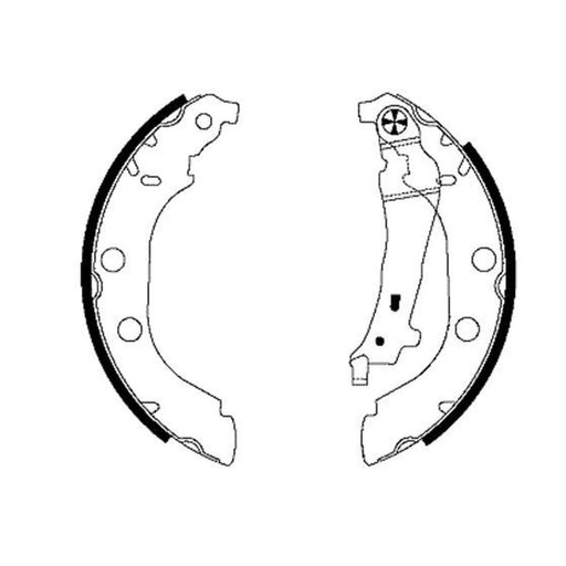 Textar Brake Shoe Set Axle Kit 91052600