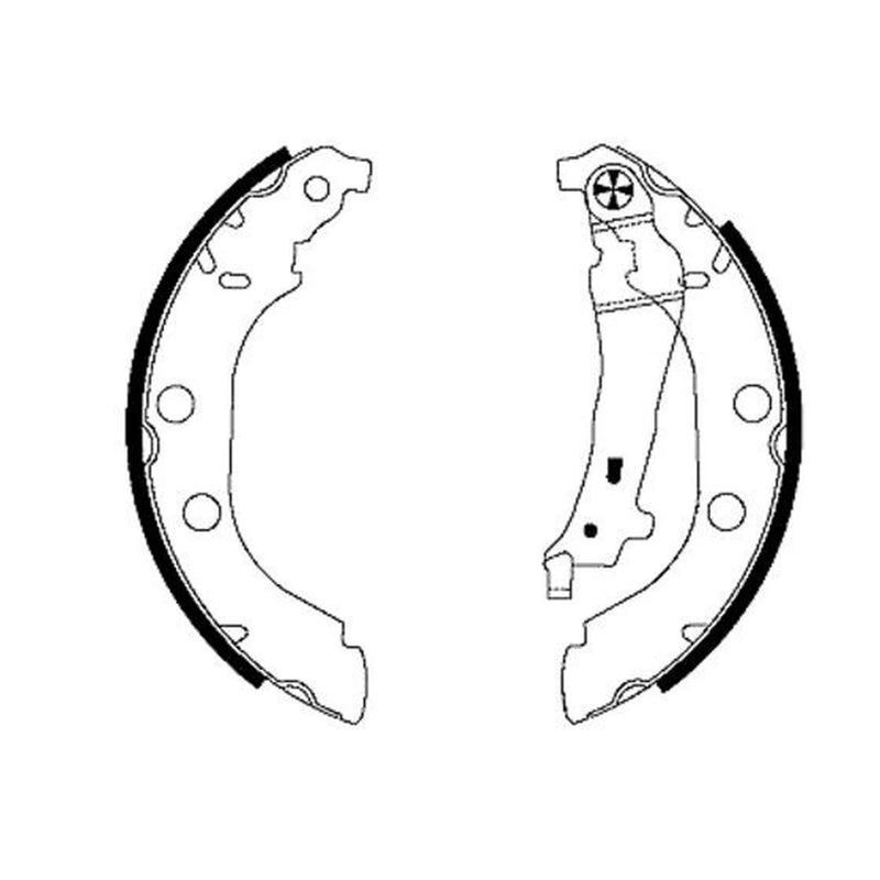 Mintex Brake Shoe Set Axle Kit MFR408