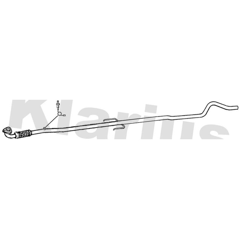 Klarius Exhaust Pipe OD GM848E