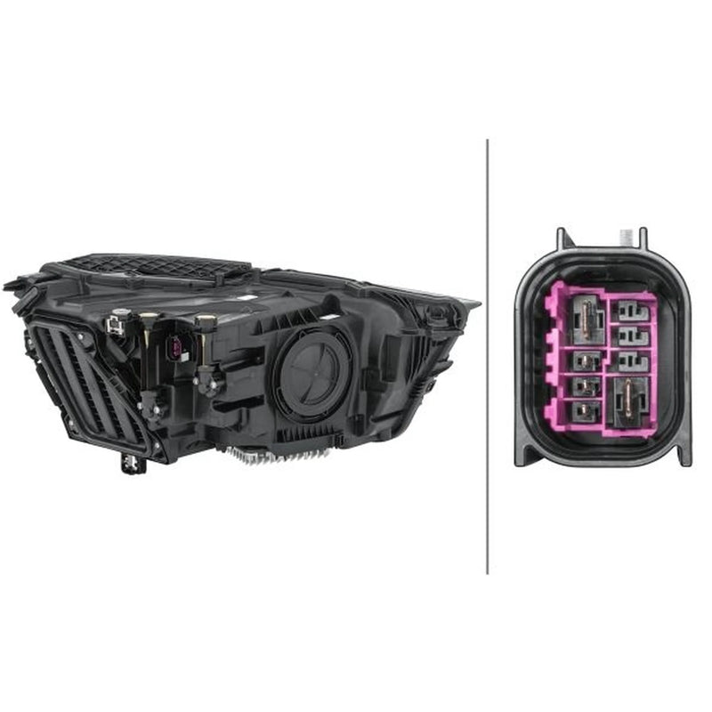 Hella Headlight Headlamp LED Left 1LX 354 870-151