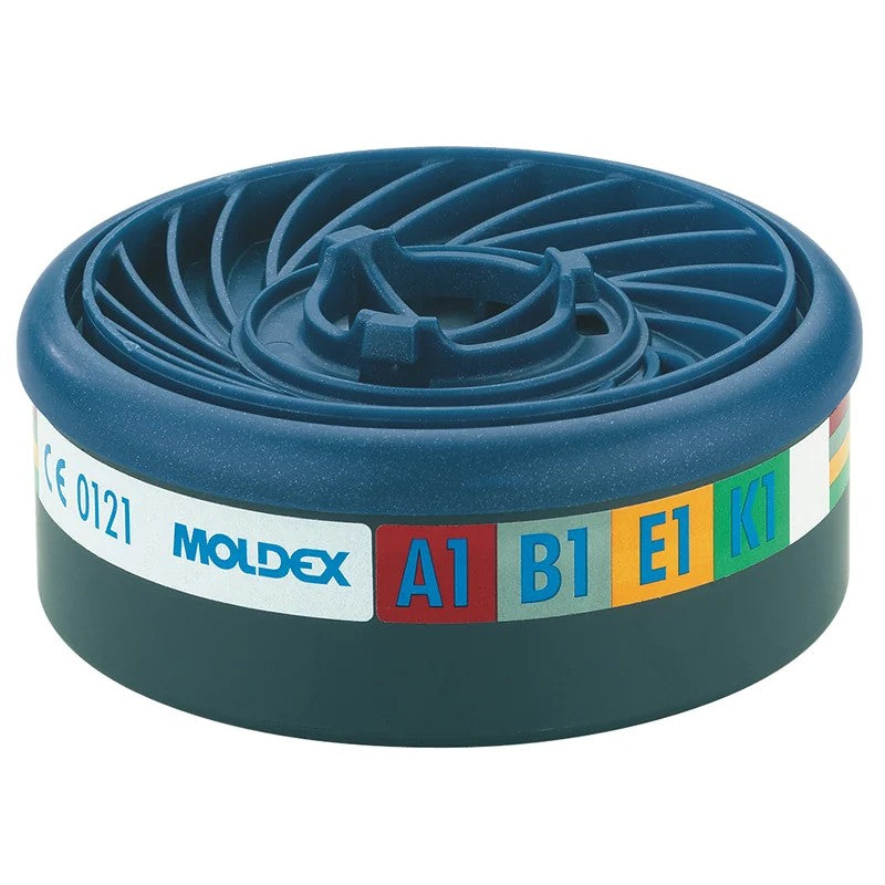 Moldex EasyLock® ABEK1 Gas Filter Cartridge (Wrap of 2) - 940001